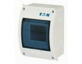 Rozvodnice nástěnná EATON 280345 BC-O-1/5-ECO, průhledné plast. dveře, 1 řada, 5 modulů