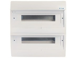 Rozvodnice zápustná EATON 281711 BC-U-2/36-TW-ECO, bílé plast. dveře, 2 řady, 36 modulů