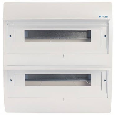 Rozvodnice zápustná EATON 281711 BC-U-2/36-TW-ECO, bílé plast. dveře, 2 řady, 36 modulů