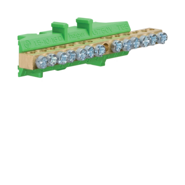 HAG KM13E Přídavná svorka PE s předmontovatelným soklem (6x16