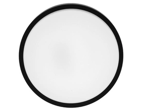 LED svítidlo stropní ECOPLANET kruh 18W, 1800lm, 4000K, IP44, černý lem