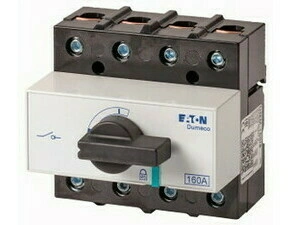 EATON 6093346 DMM-160/4 Odpínač DUMECO, 160A, 4-pól, zadní montáž, s ovládací pákou