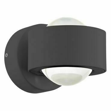 Svítidlo venkovní EGLO AL-LED-WL ANTHRAZIT KLAR TREVIOLO, nástěnné