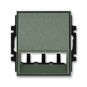 Kryt pro šikmé osvětlení ABB Time 5014E-A00400 34, antracitová, s LED nebo Panduit Mini-Com
