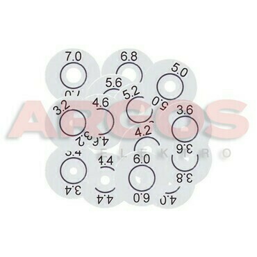 ESSER 801554.TK Redukční samolepka 3,2 mm