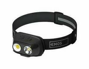 EMOS P3542 NABÍJECÍ ČELOVKA COB LED + LED TEPLÁ/NEUTRÁL. BÍLÁ