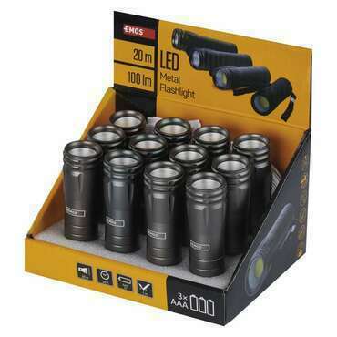 EMOS P4705 LED SVÍT.COB 3W 3×AAA 12 KS