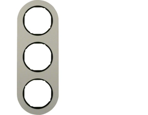 HAG 10132084 Rámeček 3-násobný, Serie R.classic, alu/černá