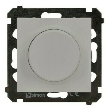 SIMON TES9L.01/114 Stmívač pro stmívatelné LED, otočné, tlačítkové spínání, jednoobvod, 2-200W,230V~
