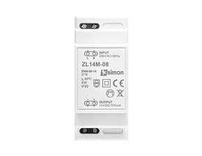 Zdroj napájecí pro LED SIMON 54 ZL14M-08, 14 V DC, 8 W, modulární,