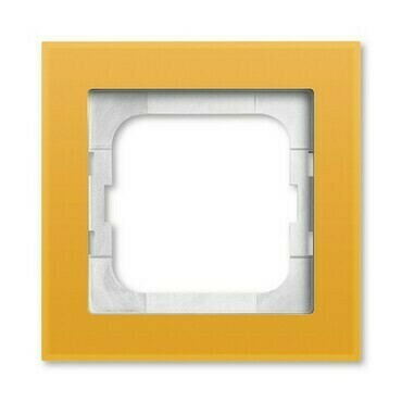 Rámeček jednonásobný ABB Axcent 2CKA001754A4760, žluté sklo