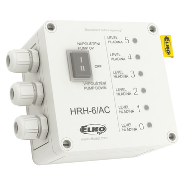 ELKO 3699 HRH-6/AC Hladinový spínač pro monitorování 5 hladin ve zvýšeném krytí RP 0,385kč/ks