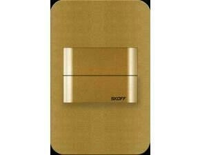 LED svítidlo orientační SKOFF DUO SALSA Short LED Light 10 V DC 1,6 W IP20 LED 3000K mosaz