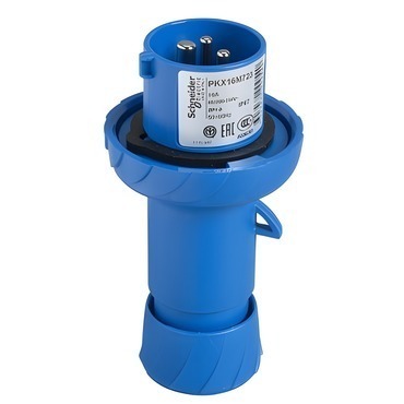 SCHN PKX16M723 Vidlice Fast connect  16A 2P+PE 200-250V IP67 50-60Hz