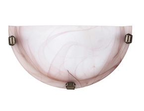 Svítidlo nástěnné RABALUX 3053 ALABASTRO tabák-alabastr sklo E27 1x MAX 60W