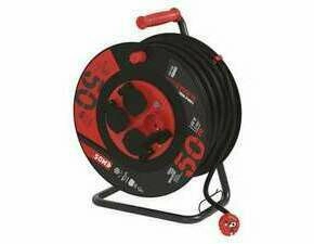 Buben prodlužovací EMOS P084503, 4Z 50M 2,5MM GUMA