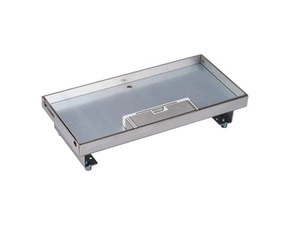 SIMON KF870/8 Kryt krabice podlahové ocelové KGH, k základně KGH na 8 přístrojů K45 (KGH801/8), ocel