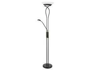 Stojací lampa Gamma Trend matná černá E27 2×15W RABALUX 4554