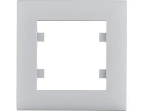 HAG WL5512 Rámeček 1-násobný, lumina intense, stříbrná mat