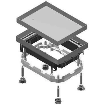 HLS HL BDVITWD2 Víko podlahové krabice, protahovací, pro NEO box, obsahuje NEOT, IP 53, obdélníkové