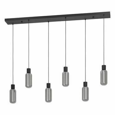 EGLO HL/6 E27 SW/GRAU-TRANSP.'MAIONE'