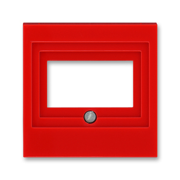 Kryt zásuvky ABB Levit 5014H-A00040 65, červená, repro., komunikační přímé nebo přístroje USB
