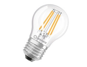 LED žárovka LEDVANCE LED CLP40DIM 3.4W 927 FILCL E27 S, čiřá, stmívatelná