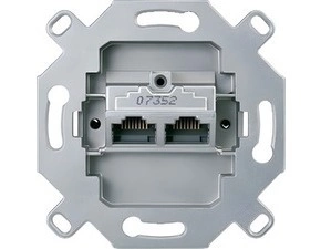 SCHN MTN465706 Merten - Mechanismus zásuvka datová dvojitá RJ45 kat.6