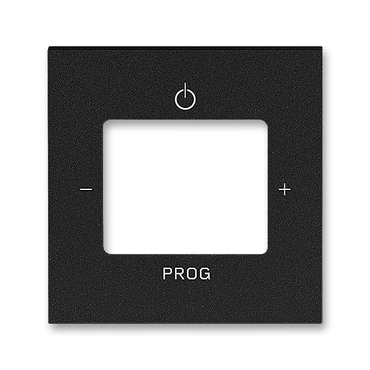 Kryt rádia ABB Levit 3299H-A40200 63, onyx, AudioWorld (rozměr 55x55 mm)