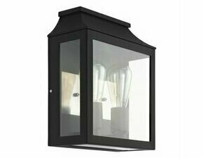 Svítidlo venkovní EGLO AL-WL 2 SCHWARZ KLAR SONCINO, nástěnné