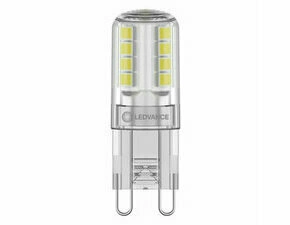 LED žárovka LEDVANCE LED PIN30 2.6W 827 CL G9 P, čirá