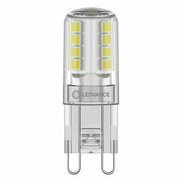 LED žárovka LEDVANCE LED PIN30 2.6W 827 CL G9 P, čirá