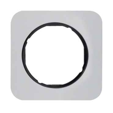 HAG 10112184 Rámeček 1-násobný, Berker R.1, alu/černá