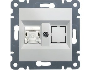 HAG WL2110 Datová zásuvka 1x RJ45 - Jack cat.5e UTP - bílá, Lumina