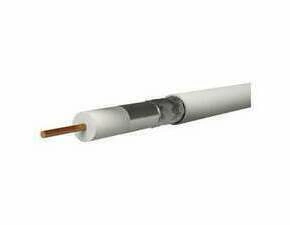 Kabel koaxiální EMOS S5271, CB21D, PVC, vodič 1,1 mm, plášť 6,8 mm, vnitřní, bílá, 100 m
