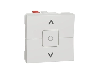 SCHN NU320820 Unica - Žaluziový jednopólový spínač 6A, 2M, Bílý Antibakteriální