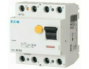 Chránič čtyřpolový EATON 235864 PFR2-03-S/A Chráničové relé,selekt,Ir=5kA, Idn=0.3A, In=16A
