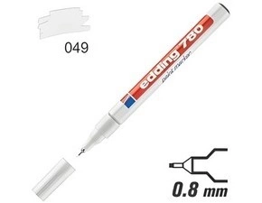 Popisovač EDDING lakový "780", bílá, 0,8mm