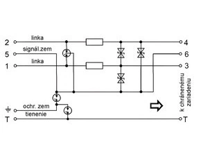 SEZ DM-CCT-R/8V/100mA Přepěťová ochrana pro měření a regulaci