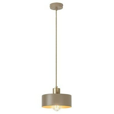 Závěsné svítidlo Tisandra šedo-béžová/zlatá E27 1×25W RABALUX 72142