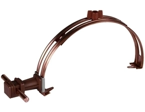 DEHN 204127  Podpěra vedení stavitelná, nerez/galCu s PV snap, plast hnědý, H 36mm, pro prům. 8m DEH DEHN