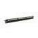 Patch panel WIREX WPP-5-U-24-1-BL, 19", CAT5E, UTP, 24x RJ45, 1U, vyvazovací lišta, černý