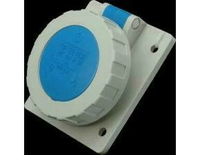 SEZ IEG 1632 Zásuvka vestavná šikmá, 230 V, IP 67, 16 A, 3-pól