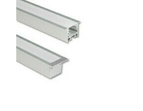 Profil vestavný MC LED VF, 35x25mm, včetně mléčného difuzoru, 2m