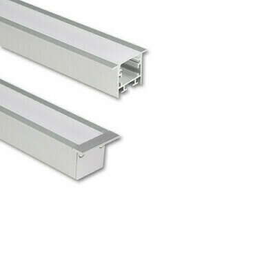 Profil vestavný MC LED VF, 35x25mm, včetně mléčného difuzoru, 2m