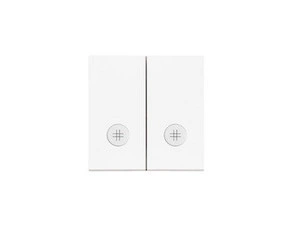 Kryt 2 násobný SIMON TKW7/2L2/111, pro přístroje spínačů a tlačítek, bílá matná