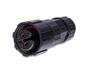 MC LED Konektor - zásuvka, IP67, pájecí, M16, 2piny