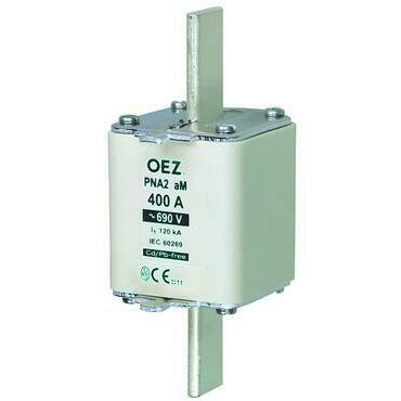 Pojistka nožová  OEZ:40398 PNA2 350A gG, Un AC 500 V / DC 440 V, velikost 2, gG - char.