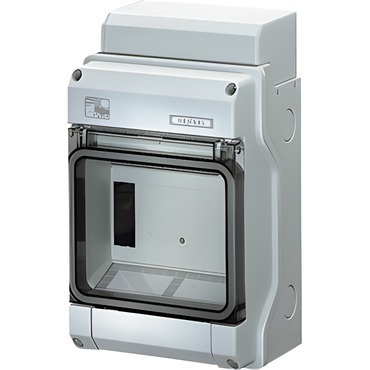 HEN KV PC 9106 Jističová skříň 1x 6 modulů pro nechráněnou venkovní instalaci, se svorkovnicí PE/N,