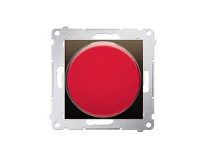 SIMON 54 DSS2.01/46 Signalizační a orientační osvětlení s LED, světlo červené., (strojek s krytem) 2
